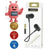 MobiLX ME-03 Beyaz Kablolu Kulak İçi Kulaklık – Aux Girişli, Extra Bass, Tüm Telefon ve Cihazlarla Uyumlu - 1