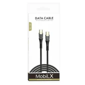Samsung Xiaomi Oppo Reeder Huawei Uyumlu 60W Örgülü Işıklı Type C To Type C Hızlı Şarj ve Data Kablosu MU-09 - 2