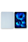 TNR iPad Pro 11 (2021) Kılıf Starling 360 Kalemlikli Tablet Kılıf - Mavi - 4