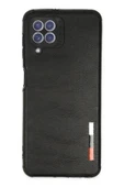 TNR Samsung Galaxy A22 Kılıf Loop Deri Silikon - Siyah - 1