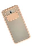 TNR Samsung Galaxy J7 Prime Kılıf Palm Buzlu Kamera Sürgülü Silikon - Pembe - 2