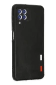 TNR Samsung Galaxy A22 Kılıf Loop Deri Silikon - Siyah - 2