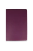 TNR iPad Mini 6 Kılıf 360 Tablet Deri Kılıf - Mürdüm - 3