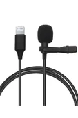 TNR Lightning 2 Metre Double Mikrofon - Siyah - 1