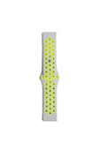 TNR Watch 20mm Spor Delikli Kordon - Gri-Yeşil - 2