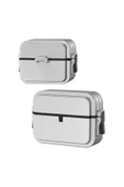 TNR Airpods 3 (3.nesil) 404 Kilitli Kılıf - Gri - 2