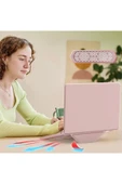TNR Macbook Air 15 2024 Macbook Deri Kapak - Pembe - 4