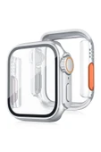 TNR Apple Watch 44mm Watch 49mm Kasa Dönüştürücü ve Ekran Koruyucu - Çöl Titanyum - 1