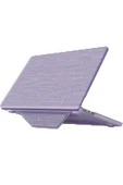 TNR Macbook Air 15 2023 Macbook Kumaş Kapak - Mor - 1
