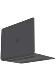 TNR Macbook Pro 13 2021 Macbook Buzlu Kapak - Füme - 1