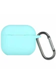 TNR Airpods 3 (3.nesil) Hang Kılıf - Turkuaz - 1