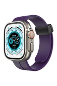 TNR Apple Watch 42mm KR412 Elegance Stylısh Kordon - Derin Mor - 1