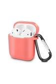 TNR Airpods 2 (2.nesil) Sert Silikon Kılıf - Fuşya - 1