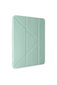 TNR iPad 10.2 (8.nesil) Kılıf Kalemlikli Mars Tablet Kılıfı - Açık Yeşil - 4