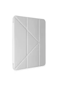 TNR iPad 10.2 (8.nesil) Kılıf Kalemlikli Mars Tablet Kılıfı - Gri - 4