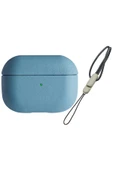 TNR Airpods 3 (3.nesil) 405 Deri Kılıf - Sierra Blue - 1