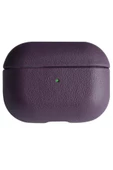 TNR Airpods Pro 2 (2.nesil) 405 Deri Kılıf - Mor - 2