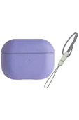 TNR Airpods Pro 2 (2.nesil) 405 Deri Kılıf - Lila - 1