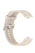 TNR Huawei Watch Fit 3 Klasik Kordon - Krem - 3