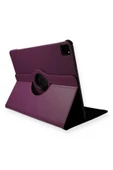 TNR iPad Pro 11 (2020) Kılıf 360 Tablet Deri Kılıf - Mürdüm - 1