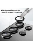 TNR Samsung Galaxy Z Flip 5 Valdez Metal Kamera Lens - Siyah - 3