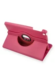 TNR iPad Mini 1 Kılıf 360 Tablet Deri Kılıf - Pembe - 1