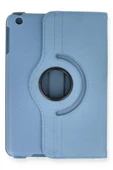 TNR iPad Mini 1 Kılıf 360 Tablet Deri Kılıf - Turkuaz - 2