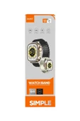 TNR Apple Watch 42mm Ascend Metal Kordon - Gümüş - 2