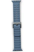 TNR Apple Watch 42mm Magnus Mıknatıslı Silikon Kordon - Mavi - 1