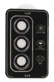TNR Samsung Galaxy S24 PVD Metal Kamera Lens - Derin Mor - 2
