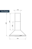 KUMTEL Dp6-x Inox Ankastre Davlumbaz - 6