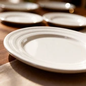 GÜRAL PORSELEN Lizbon 12 Adet 18 Cm Tatlı Tabağı - 3
