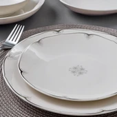 GÜRAL PORSELEN Camelia  54 Parça 12 Kişilik Yemek Takımı 67101 thumbnail 3