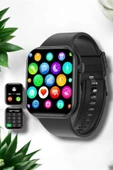 Akıllı Saat iOS ve Android ile Uyumlu Şık ve Çok Fonksiyonlu thumbnail 3