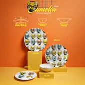 GÜRAL PORSELEN Camelia 4 Parça Genç Set 29751 - 4