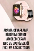 Akıllı Saat Kadınlara Uyku Ve Sağlık Takibi Yapabilen Bileklik Hediyeli thumbnail 4