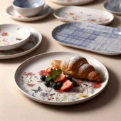 GÜRAL PORSELEN Bilbao Life 27 parça 6 Kişilik Kahvaltı Takımı 4256 thumbnail 3