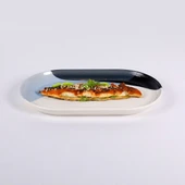 GÜRAL PORSELEN Bilbao 2 Parça 25 Cm Kayık Tabak 36561 thumbnail 3