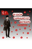 29 EKİM CUMHURİYET BAYRAMI KUTLU OLSUN OKUL PANO SÜSÜ - 3