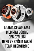 Yeni Nesil Akıllı Saat Adımsayar, GPS, Nabız Ölçer, Uyku ve Sağlık Takibi thumbnail 1