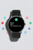 Akıllı Saat Çok Fonksiyonlu Sesli Görüşme NFC Uyumlu Amoled Ekran thumbnail 1