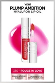 L'Oréal Paris Plump Ambition Hyaluron Lip Oil Besleyici ve Nemlendirici Dudak Parlatıcısı - 380 Rouge In Love thumbnail 1