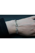 925 ayar gümüş oval kadın bileklik sb00038 - 2
