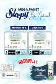 Sleepy Bio Natural Normal 46, Uzun 36 Adet Mega Paket ve Rosie Pamuk thumbnail 1