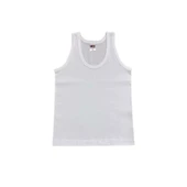 Erkek Çocuk Düz Kalın Askılı Atlet 6 Adet - 1