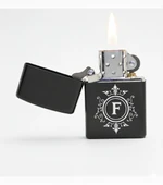F Harfli Kişiye Özel Harf Baskılı Benzinli Çakmak - 1