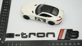 DK Tuning e-tron S Bagaj Siyah Kırmızı Yazı Logo Audi İle Uyumlu - 2
