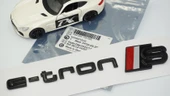 DK Tuning e-tron S Bagaj Siyah Kırmızı Yazı Logo Audi İle Uyumlu - 5