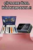 Powerbank Aynalı Bluetooth Kulaklık Ve Akıllı Saat Seti ANC Özelliği Dokunamatik - 2