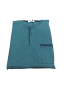 Pijamoni Erkek %100 Pamuk Penye Mevsimlik Uzun Kollu Pijama Takımı 6842 - 2